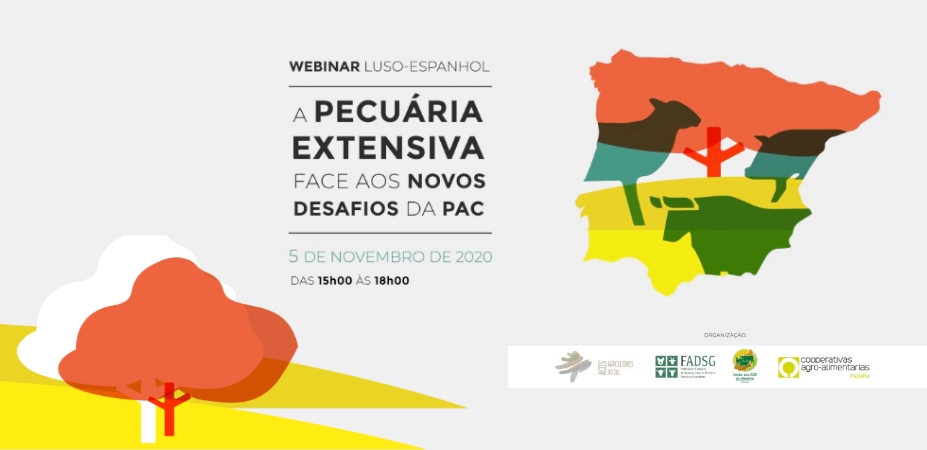 Agricultores do Sul debatem hoje “A Pecuária Extensiva face aos novos desafios da PAC”, em webinar luso-espanhol Pecuária Intensiva