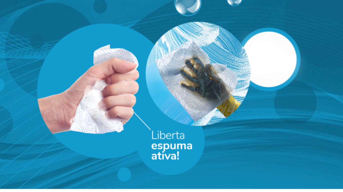 Papel com sabão