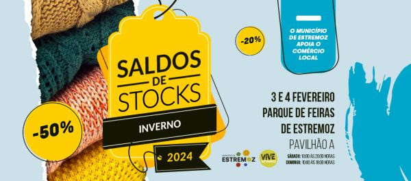 Estremoz: Feira de Saldos de Stocks de Inverno em fevereiro