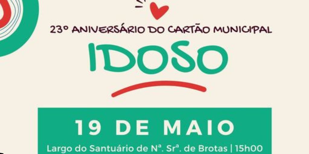 Cartão do idoso de Mora