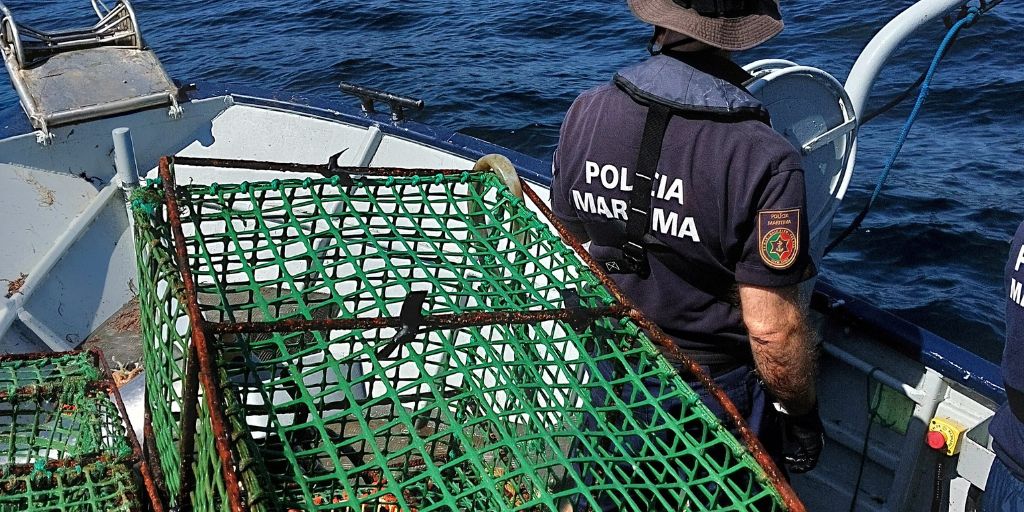 Sines: Polícia Marítima apreende 32 artes de pesca e cerca de 20 quilos de pescado