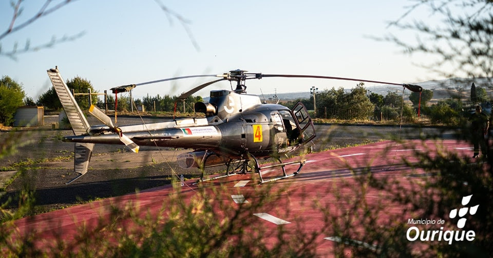 Ourique dispõe de helicóptero para combate a incêndios rurais