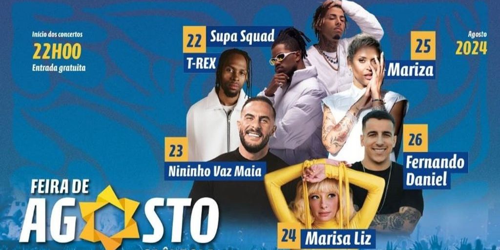 Feira de Agosto de Grândola já tem cartaz musical definido