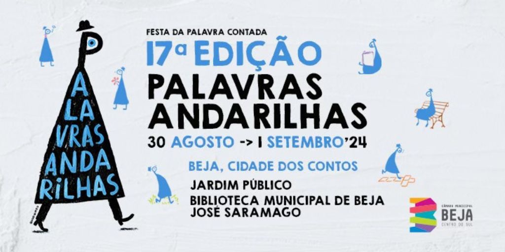 Palavras Andarilhas: Jardim Público de Beja recebe evento literário com atividades para todas as idades