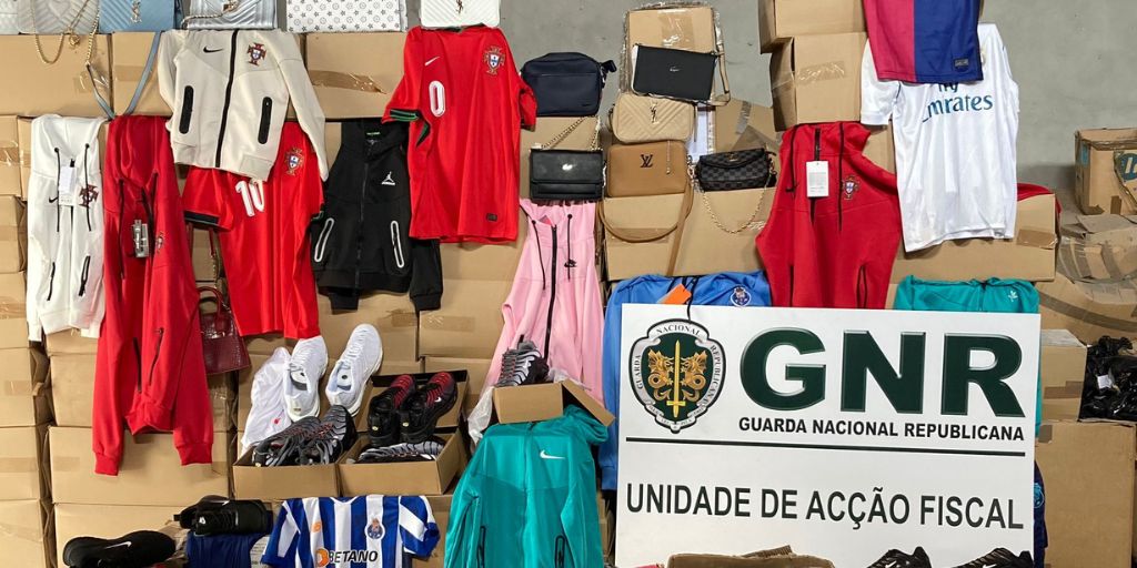 Operação da GNR regista 21 crimes de contrafação e apreende quase 3.500 artigos