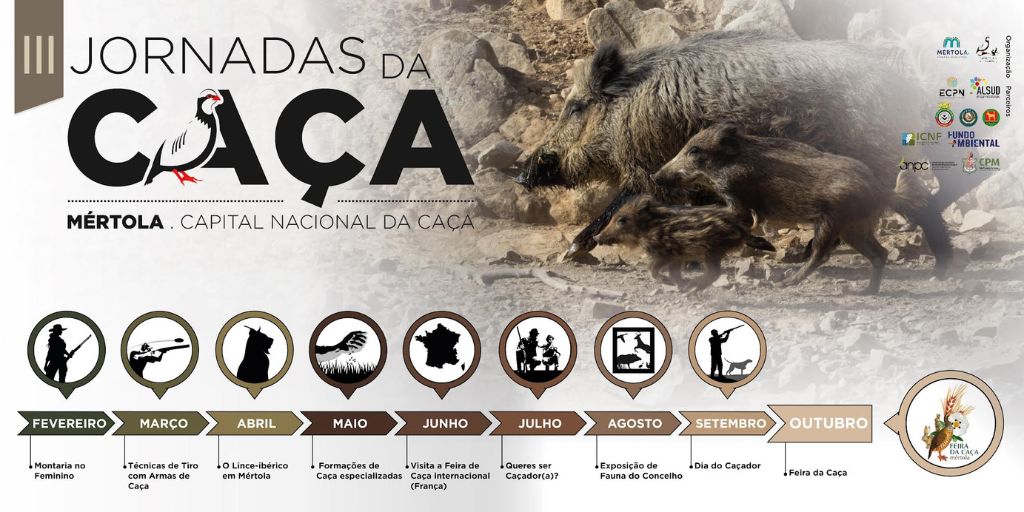 Mértola acolhe III Jornadas da Caça entre fevereiro e outubro