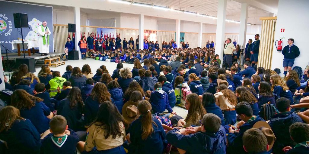 Escuteiros de Évora reúnem-se em Montemor-o-Novo para celebrar o Dia de Baden-Powell