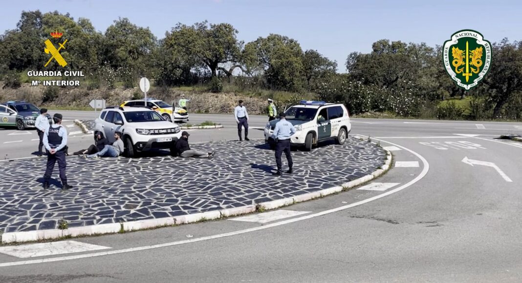 GNR e a Guarda Civil espanhola realizam simulacro de perseguição transfronteiriça