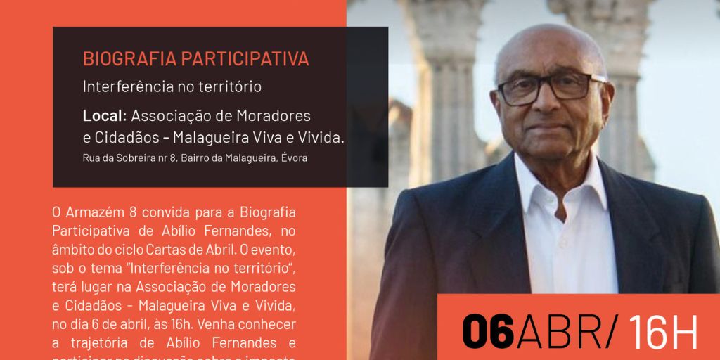 Évora: Associação de Moradores da Malagueira recebe biografia participativa de Abílio Fernandes