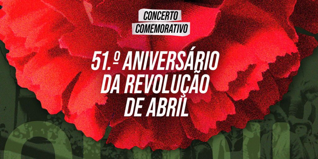 Jorge Fernando atua nas comemorações do 25 de Abril