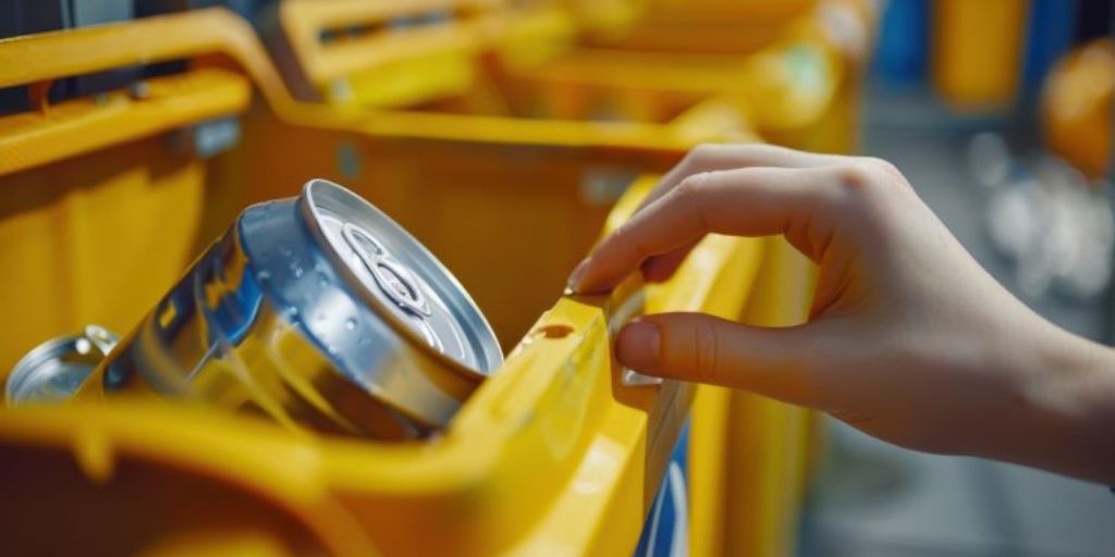Porque é que devemos colocar as latas no ecoponto amarelo?