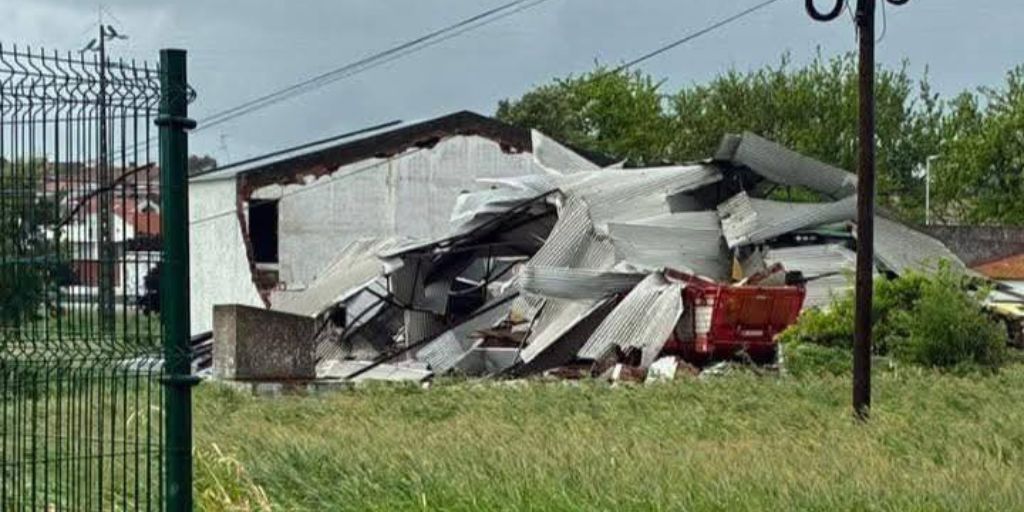 Fenómeno extremo de ventos fortes provoca danos em Campo Maior