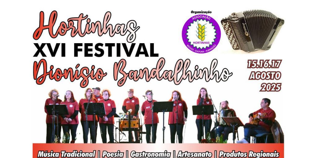 Alandroal: Hortinhas recebe XVI Festival Dionísio Bandalhinho entre 15 e 17 de agosto