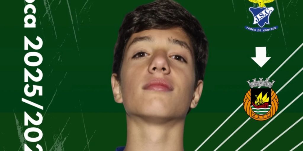 Atleta de 14 anos da formação do Juventude de Évora ruma ao Rio Ave