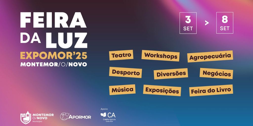 Montemor-o-Novo: Dino D’Santiago e Bárbara Tinoco na Feira da Luz/Expomor