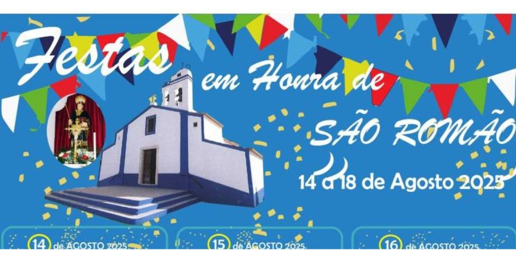 Festas em São Romão (Vila Viçosa) decorrem de 14 a 18 de agosto