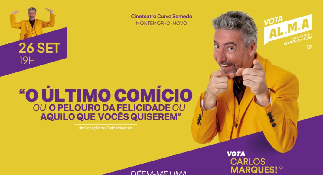 Montemor-o-Novo recebe espetáculo satírico sobre propaganda política