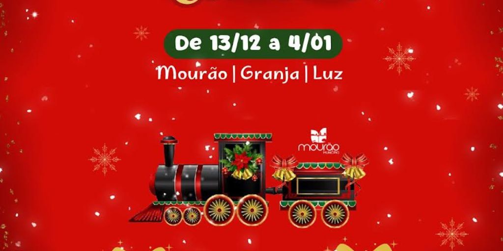 Comboio de Natal chega ao concelho de Mourão a 13 de dezembro