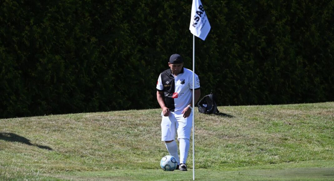 Pedro Brito durante a participação no Open de Espanha de FootGolf, em Cádiz
